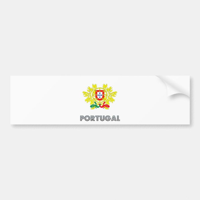 Portugal Coat of Arms Bumper Sticker (Front)