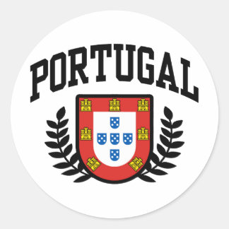 Portugal Coat of Arms Classic Round Sticker