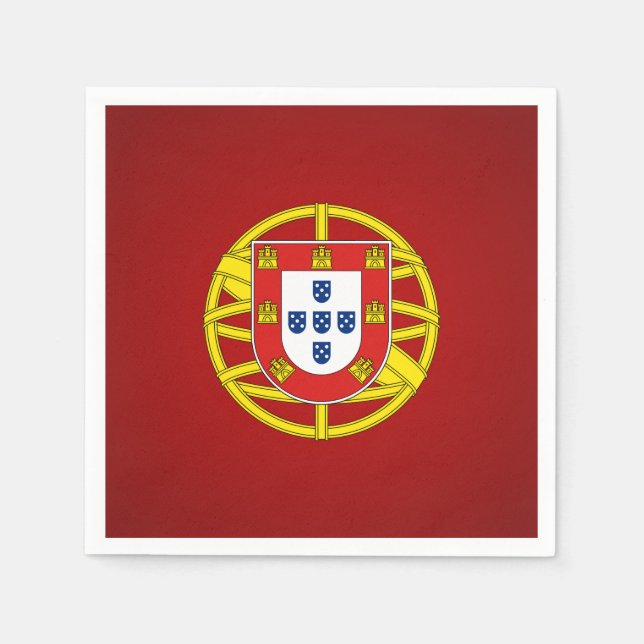 Portugal coat of arms napkin (Front)