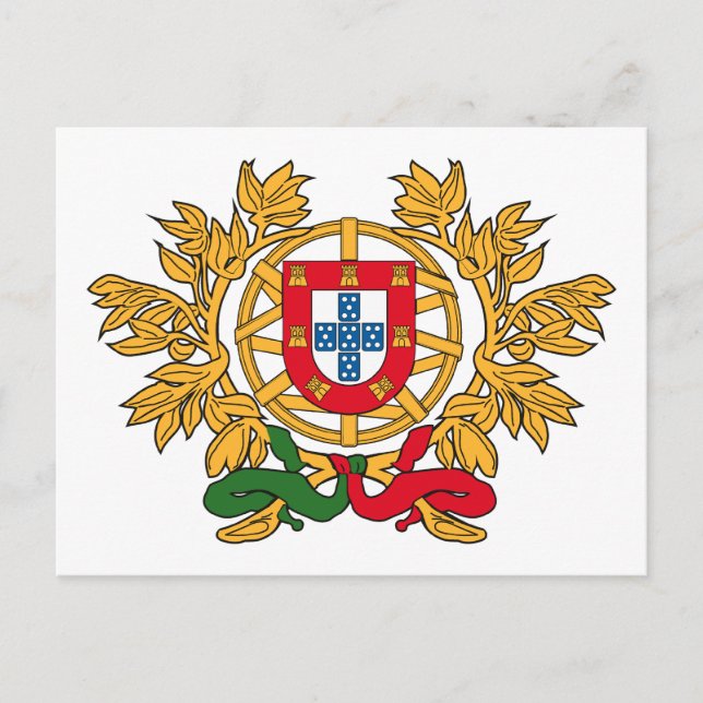 Portugal Coat of Arms Postcard (Front)