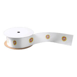 Portugal coat of arms satin ribbon