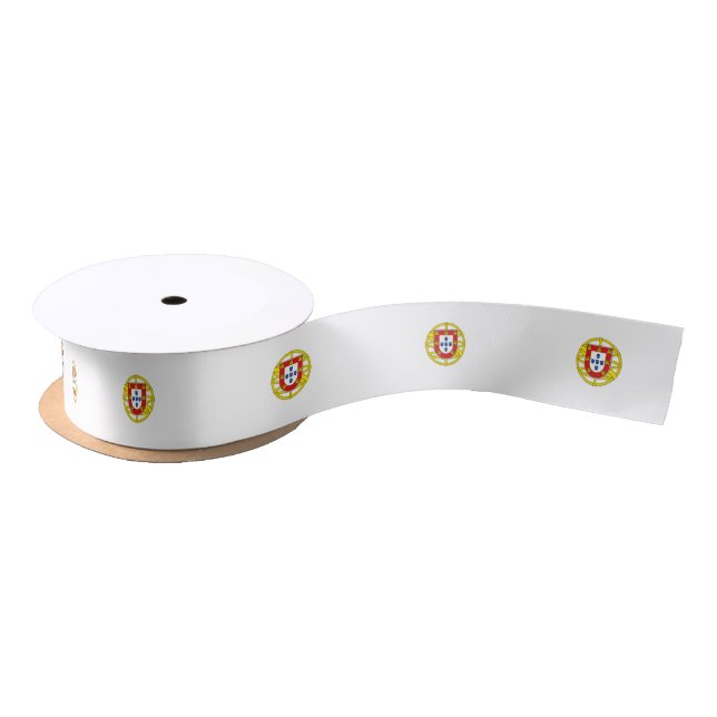 Portugal coat of arms satin ribbon (Spool)