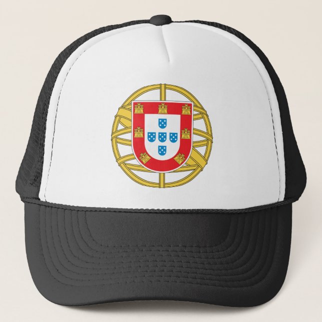Portugal Coat Of Arms Trucker Hat (Front)