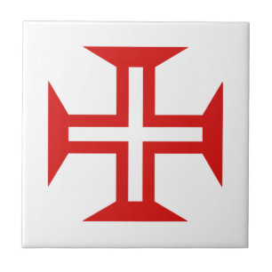 Portugal country cross flag symbol tile