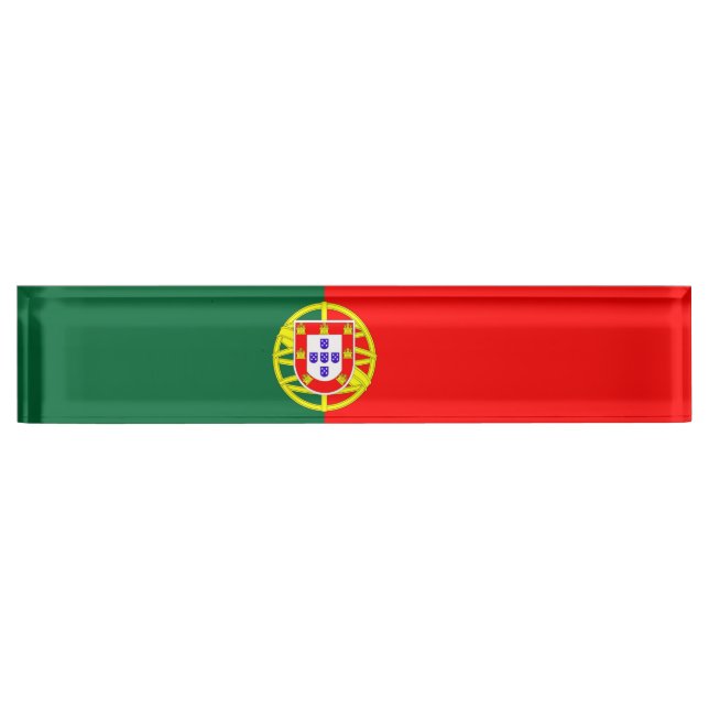 portugal country flag symbol nameplate (Front)