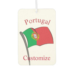 Portugal Country Flag Thunder_Cove Car Air Freshener