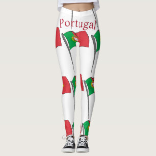 Portugal Country Flag Thunder_Cove Leggings