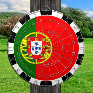 Portugal Dartboard & Portuguese Flag / game board