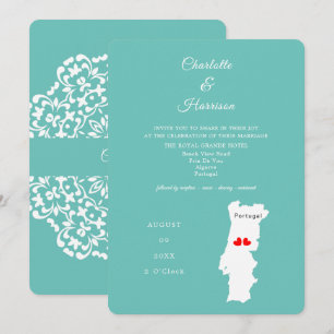 Portugal Destination Wedding Invitation