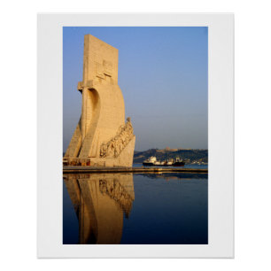 Portugal Discoveries Monument, Tagus River Poster