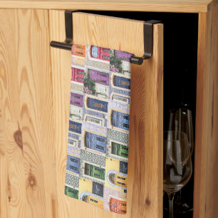 Portugal Doors Tea Towel