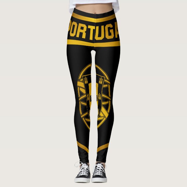Portugal Emblem Leggings (Front)