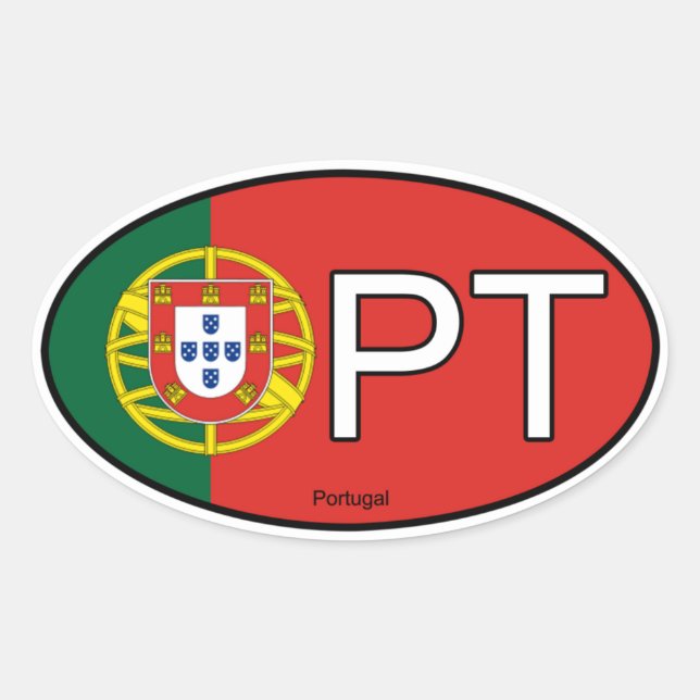 Portugal Euro Sticker (Front)
