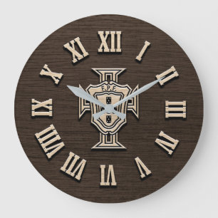 Portugal FC Laser Cut Effect Wall Clock