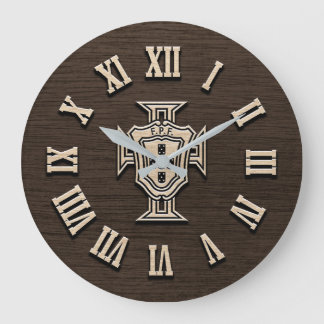 Portugal FC Laser Cut Effect Wall Clock