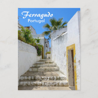 Portugal Ferragudo Old Street Postcard