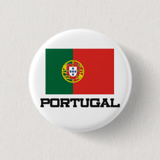Portugal Flag 3 Cm Round Badge