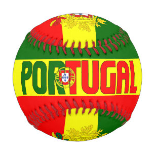 Portugal Flag and Coat of Arms Patriotic Baseball