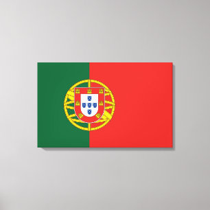 Portugal flag Bandeira De Portugal Canvas Print