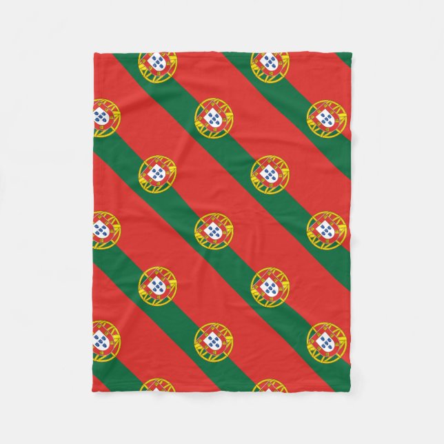 Portugal flag Bandeira De Portugal Fleece Blanket (Front)