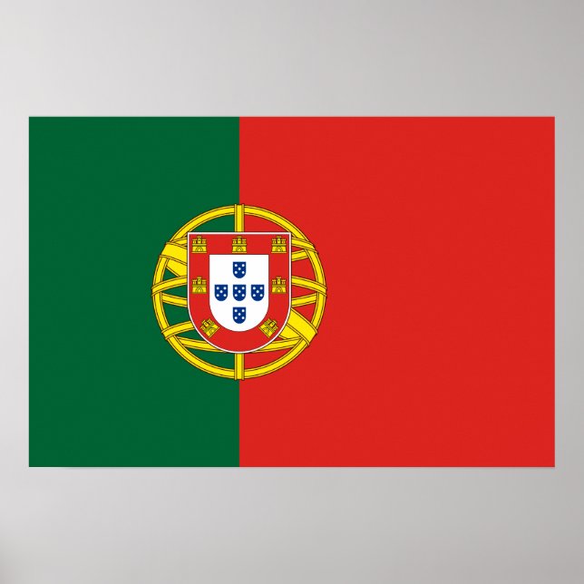Portugal flag Bandeira De Portugal Poster (Front)