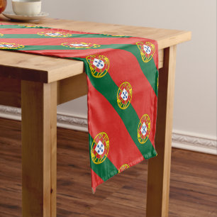 Portugal flag Bandeira De Portugal Short Table Runner