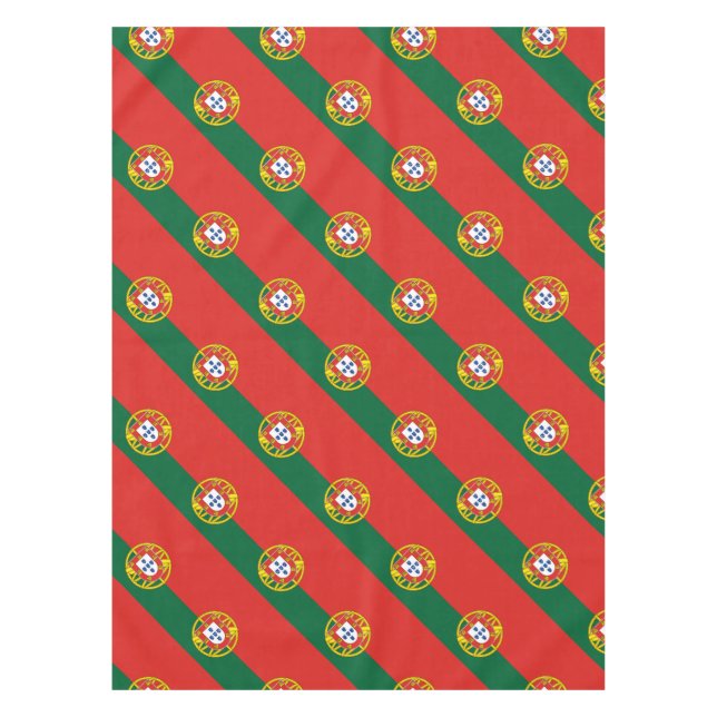 Portugal flag Bandeira De Portugal Tablecloth (Front)