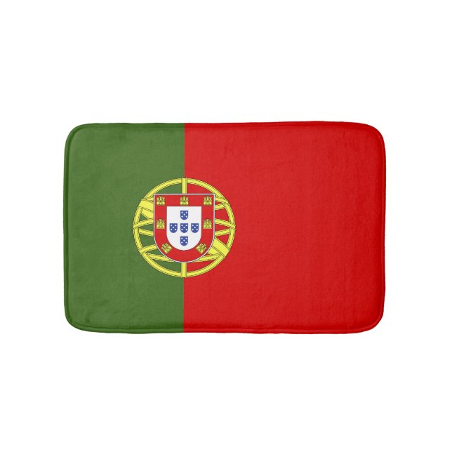 Portugal flag bath mat (Front)