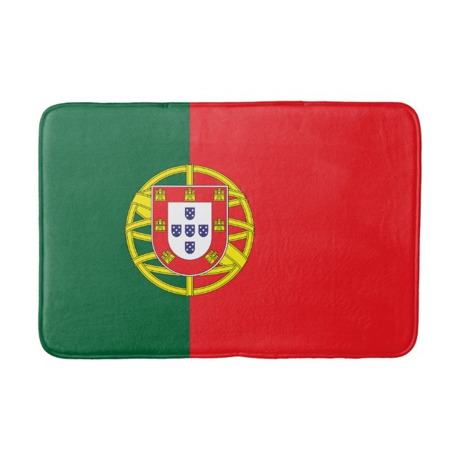 Portugal Flag Bath Mat (Front)