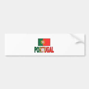 Portugal flag bumper sticker