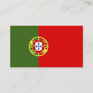 Portugal flag business card