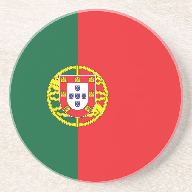 Portugal Flag Coaster (Front)