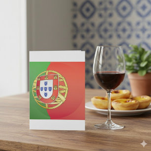 Portugal Flag Coat of Arms Portuguese Crest Invitation