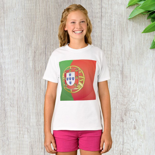 Portugal Flag Coat of Arms Portuguese Crest T-Shirt (Creator Uploaded)