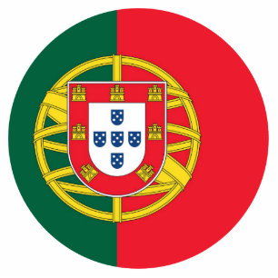 Portugal flag Cutout Photo Sculpture Key Ring