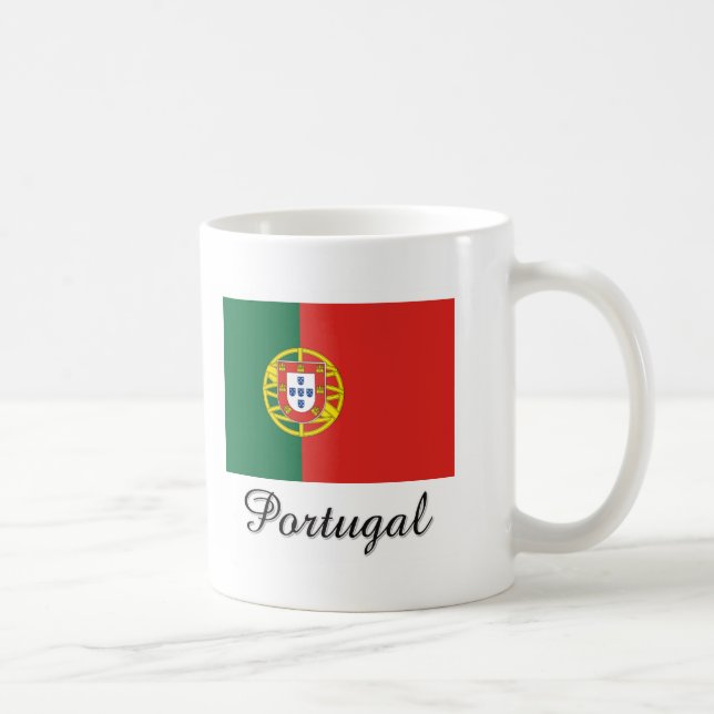 Portugal Flag Design Coffee Mug (Right)