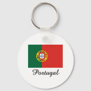Portugal Flag Design Key Ring