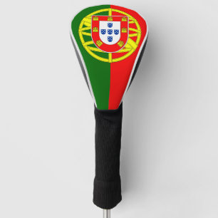 Portugal flag Driver Cover, White Golf Head Cover
