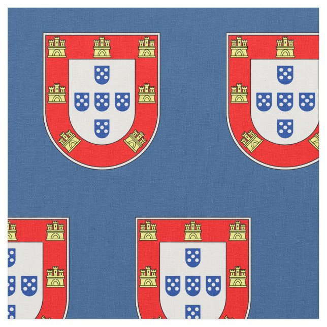 Portugal flag fabric (Close Up)