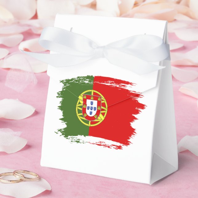 Portugal flag favour box (Wedding)
