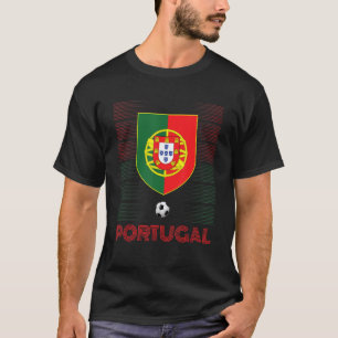 Portugal Flag Football Soccer Portuguese Fans T-Shirt
