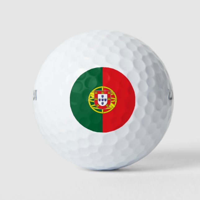 Portugal Flag Golf Balls (Front)