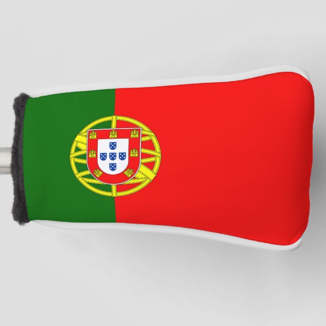 Portugal Flag Golf Head Cover (Front)