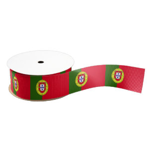 Portugal Flag Grosgrain Ribbon
