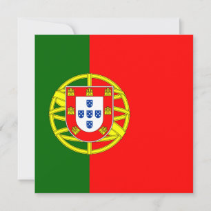 Portugal Flag Invitation