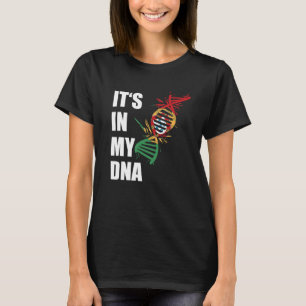 Portugal Flag It's In My Dna Roots Portuguese Flag T-Shirt