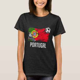 Portugal Flag Jersey Portuguese Soccer Team Portug T-Shirt