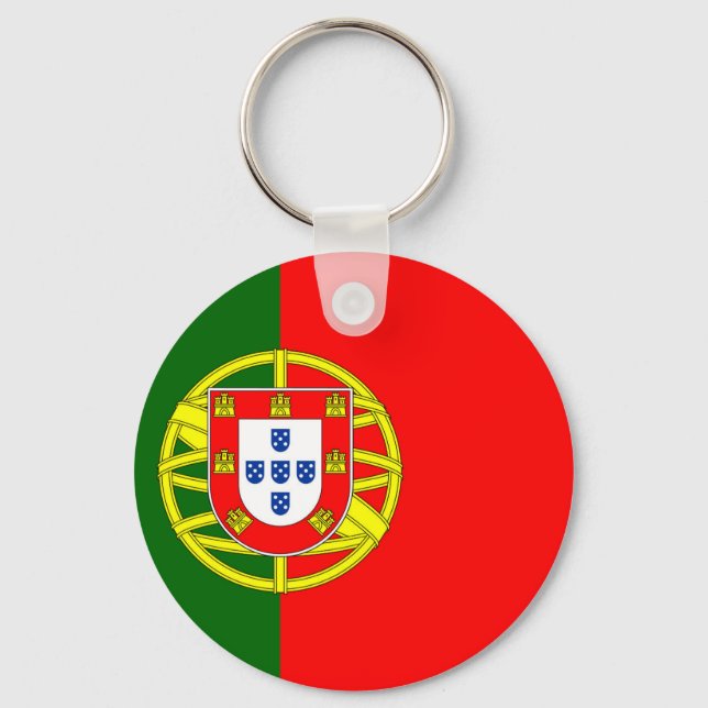 Portugal Flag Key Ring (Front)