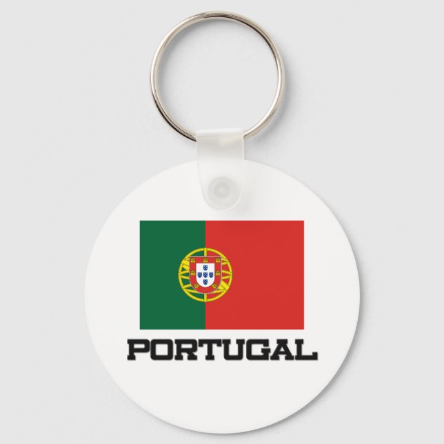 Portugal Flag Key Ring (Front)