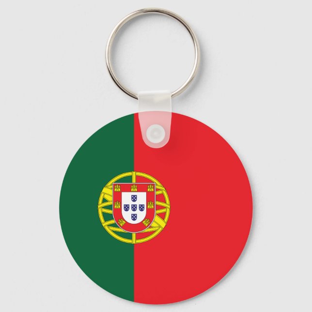 Portugal Flag Key Ring (Front)